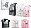 1/2/3pcs EVA Mesh Cosmetic Bag Travel Stand Storage Makeup Bag Organizer Female Make Up Pouch Portable Toiletry Beauty Case