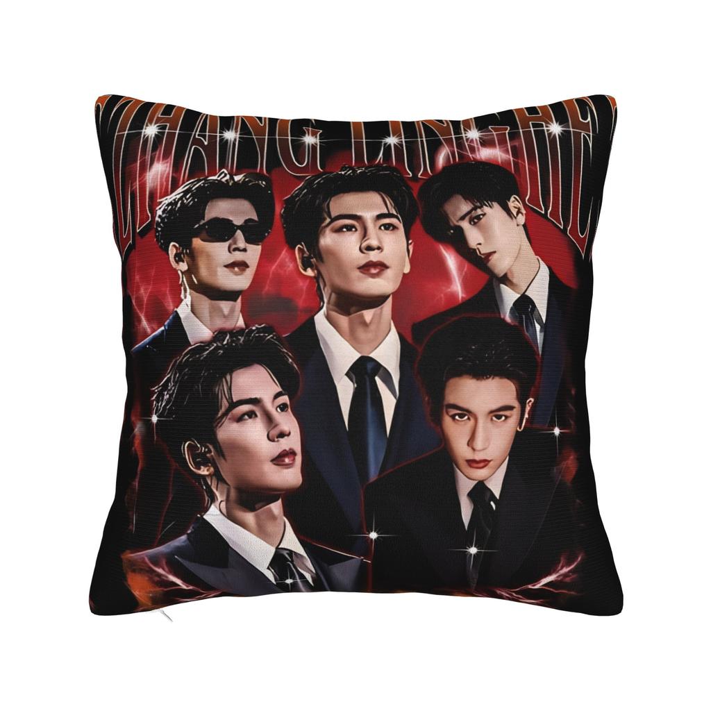 Pursuit of Jade Zhu Yu Square Pillow Covers Polyester Sofa Zhang Linghe Cushion Cover Cool Decor Pillow Cover