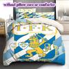IFK Göteborg football Pattern Bedding,Quilt Set Quilt Cover Pillowcase Home Birthday Gift (1*duvet cover+2*pillowcase,without core)