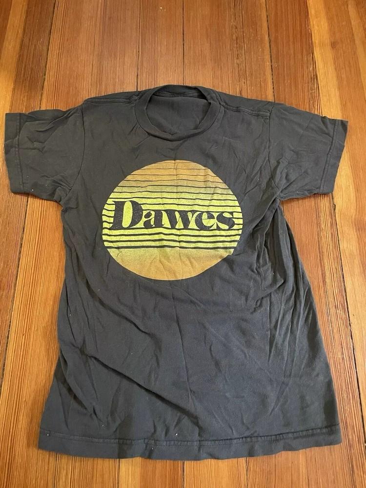 Логотип Dawes Band Черная Футболка Полного Размера Унисекс Унисекс Футболка S