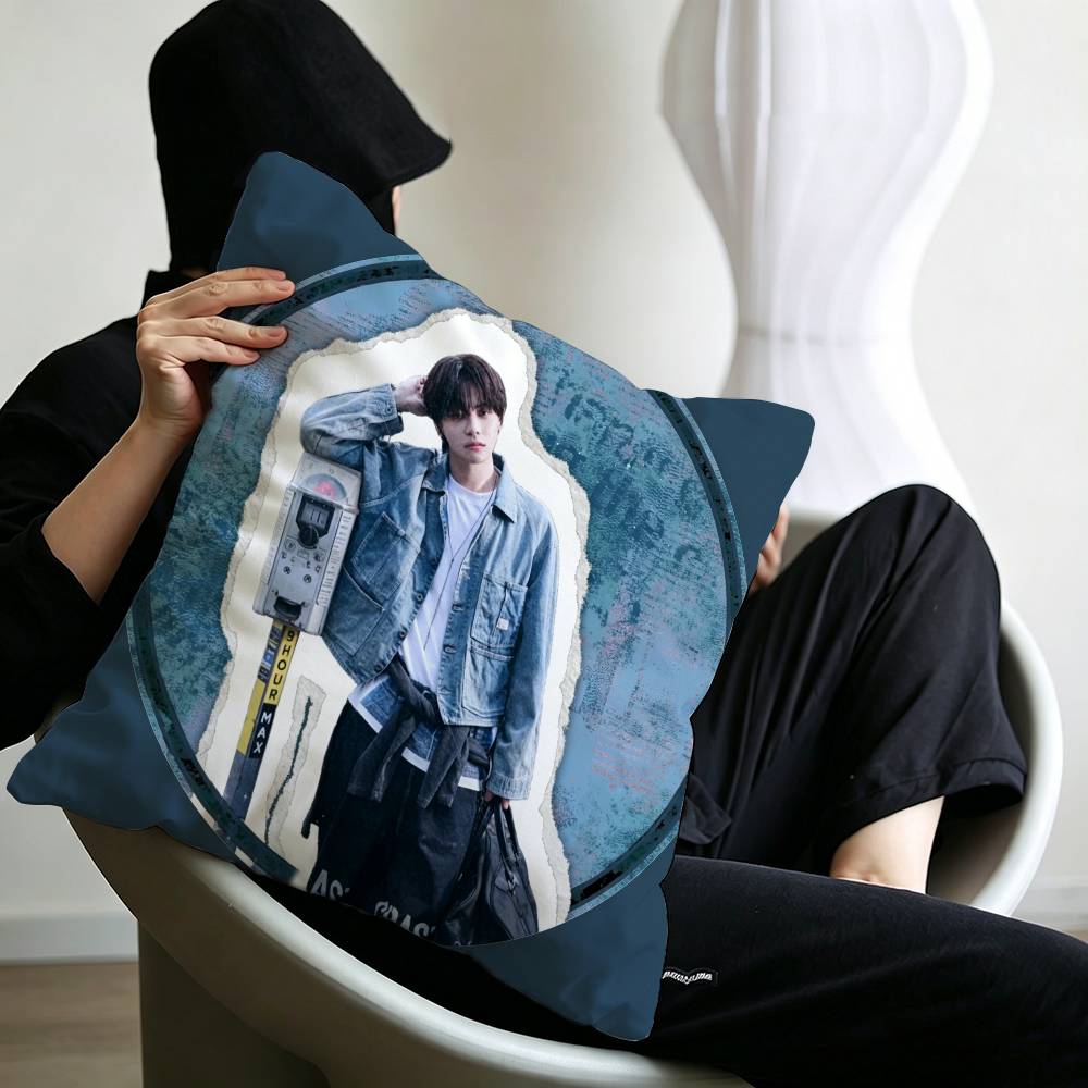 popular Kpop Group A-ALD1 singer Pillow Anime Pillow Sofa Bed Head Pillow Cover Cushion Cover 45x45 cm Fashion