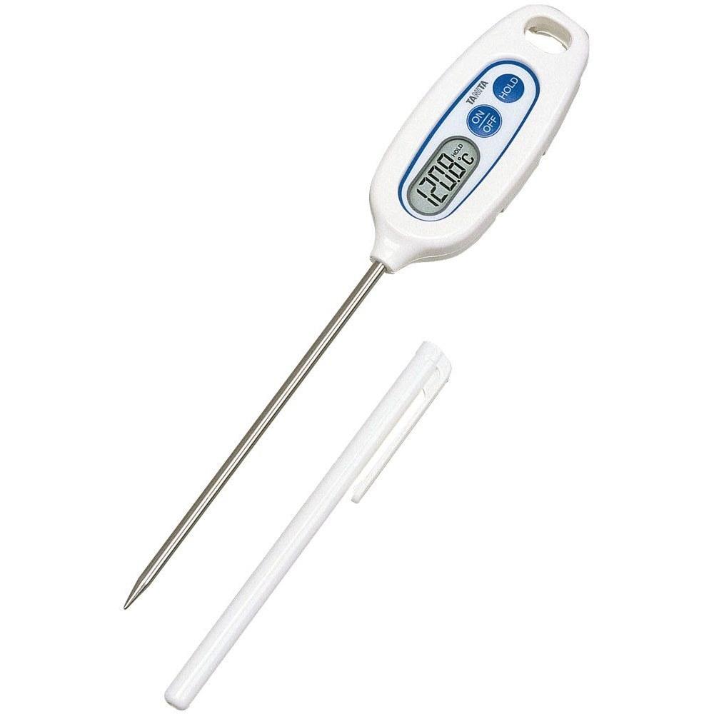 Tanita thermometer cooking IPX7 waterproof -50 250 degrees white TT-508N WH memory function measured temperature stick