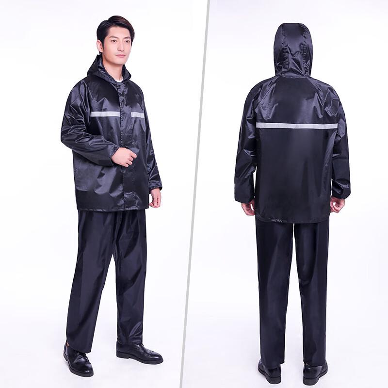 Eagle War God High-Visibility Reflective Split Rain Suit L