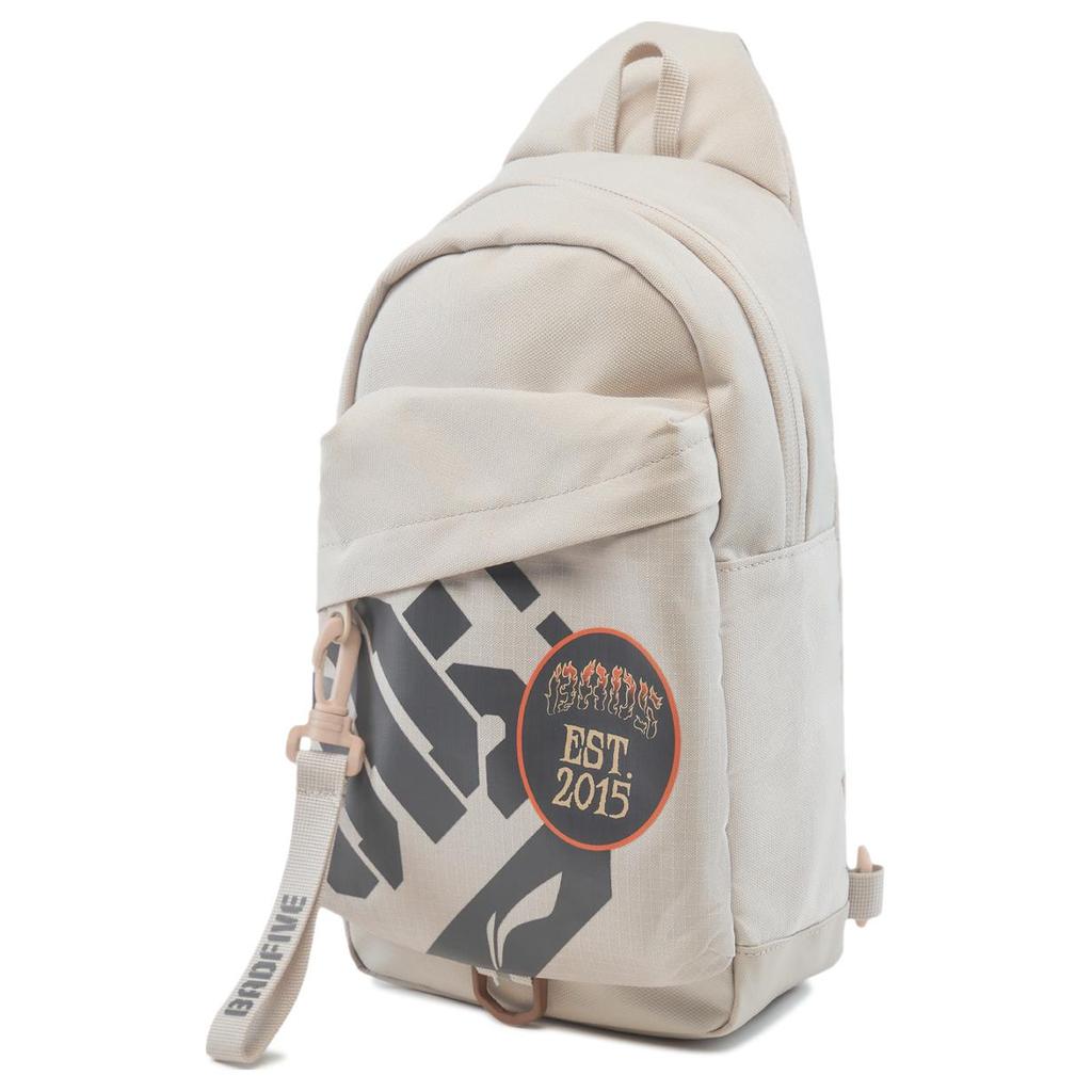 New LiNing Polyester Crossbody Bag, Shoulder Bag Regular Unisex Oat Gray ABDU183-4