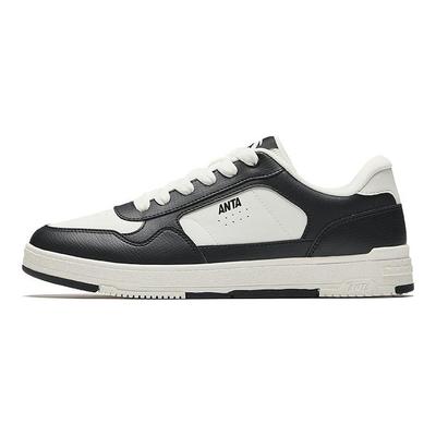 Tênis de Skate Casual Esportivo Antiderrapante Resistente ao Desgaste Respirável Cano Baixo Masculino sneaker Branco Preto 912518008-5