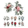 2pcs Artificial Wedding Arch Flowers Lifelike Wedding Welcome Signs Floral Decoration Fadeless Exqui