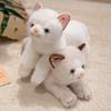 38cm Simulation New Prone Cat Doll Stuffed Plush Toy Cartoon Anime Cute Pillow Pillow for Children's Birthday Gift Fun Doll