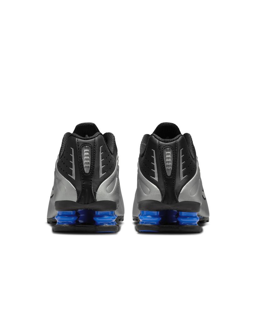AR3565-006 Nike Shox R4 Black Metallic Silver Racer Blue (Women's)