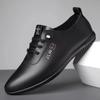 Men's Doudou shoes autumn new soft sole soft surface non-slip waterproof leather shoes fashionable, simple and versatile