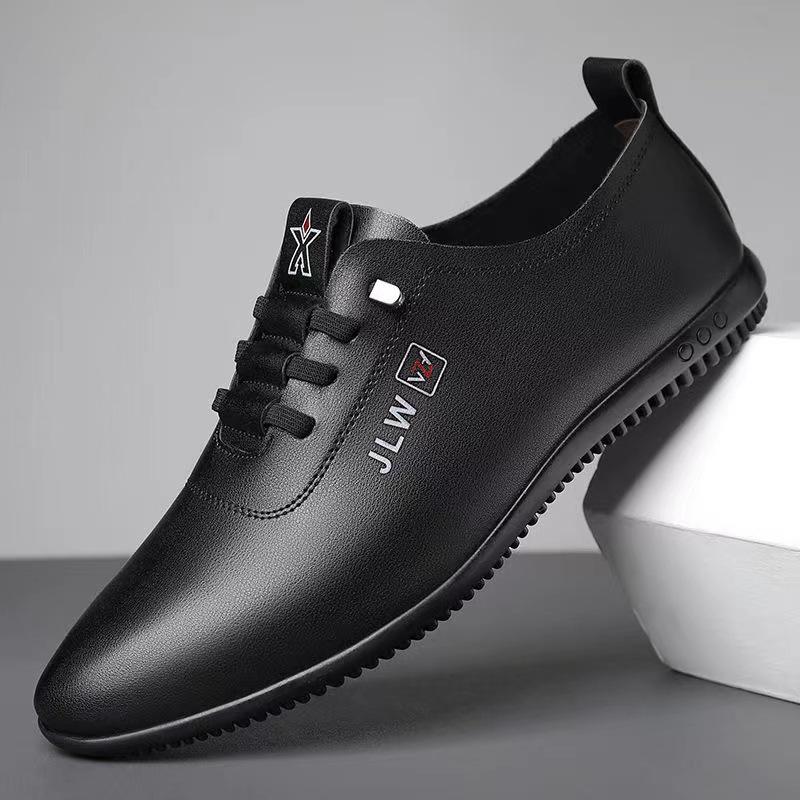 Men's Doudou shoes autumn new soft sole soft surface non-slip waterproof leather shoes fashionable, simple and versatile