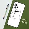 Woman Body Line Art Case For Xiaomi Redmi Note 13 11 10 12 14 15 Pro Plus Cover For Redmi 15 14C 10C 13C 12C 15C