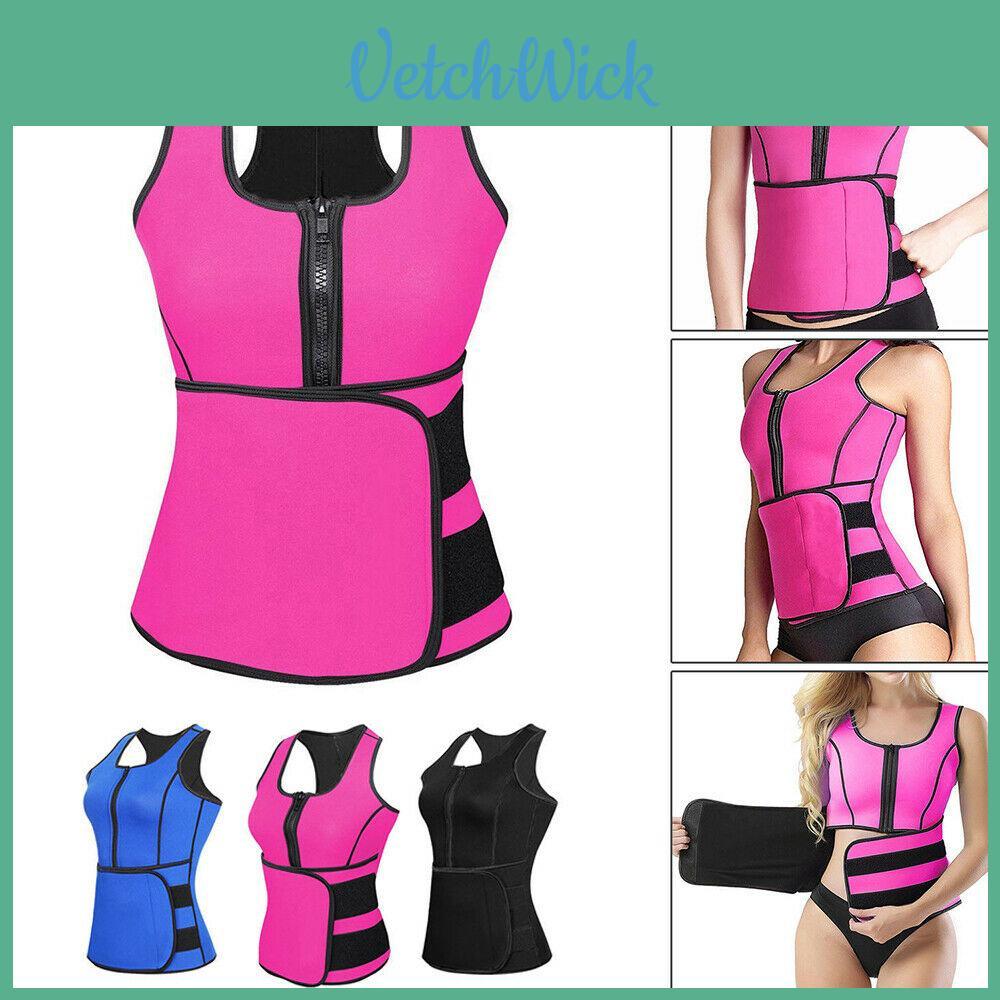 Premium Women Waist Trainer Vest With Enhanced Slimming Adjustable Sweat Belt For Effective Gym Workout