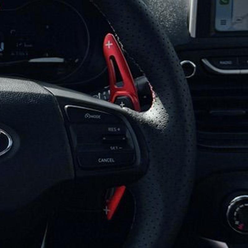 For Hyundai HB20 HB20S -2026, Accent BN7/Verna 2024 2025 Car Steering Wheel Paddle Shift DSG Extension Gear Stickers