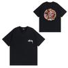 Short Sleeve T-Shirt Couples Street Style Letter Print Loose Fit Breathable Top