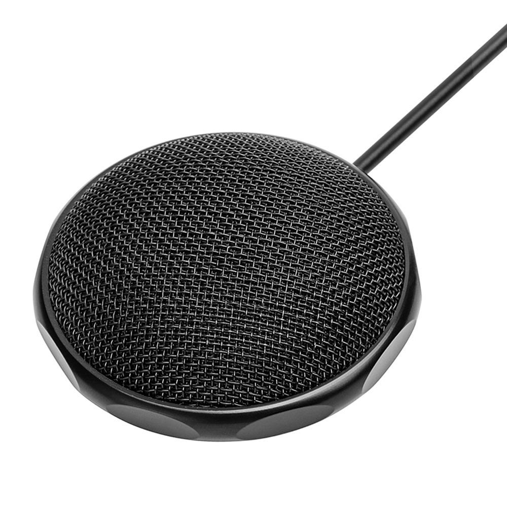 360° Omni‑directional Capture Mini Wired Meeting Business Mic Desktop Recording Mic for Conference