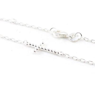 [J3083] - Silver Bracelet 'Cross'