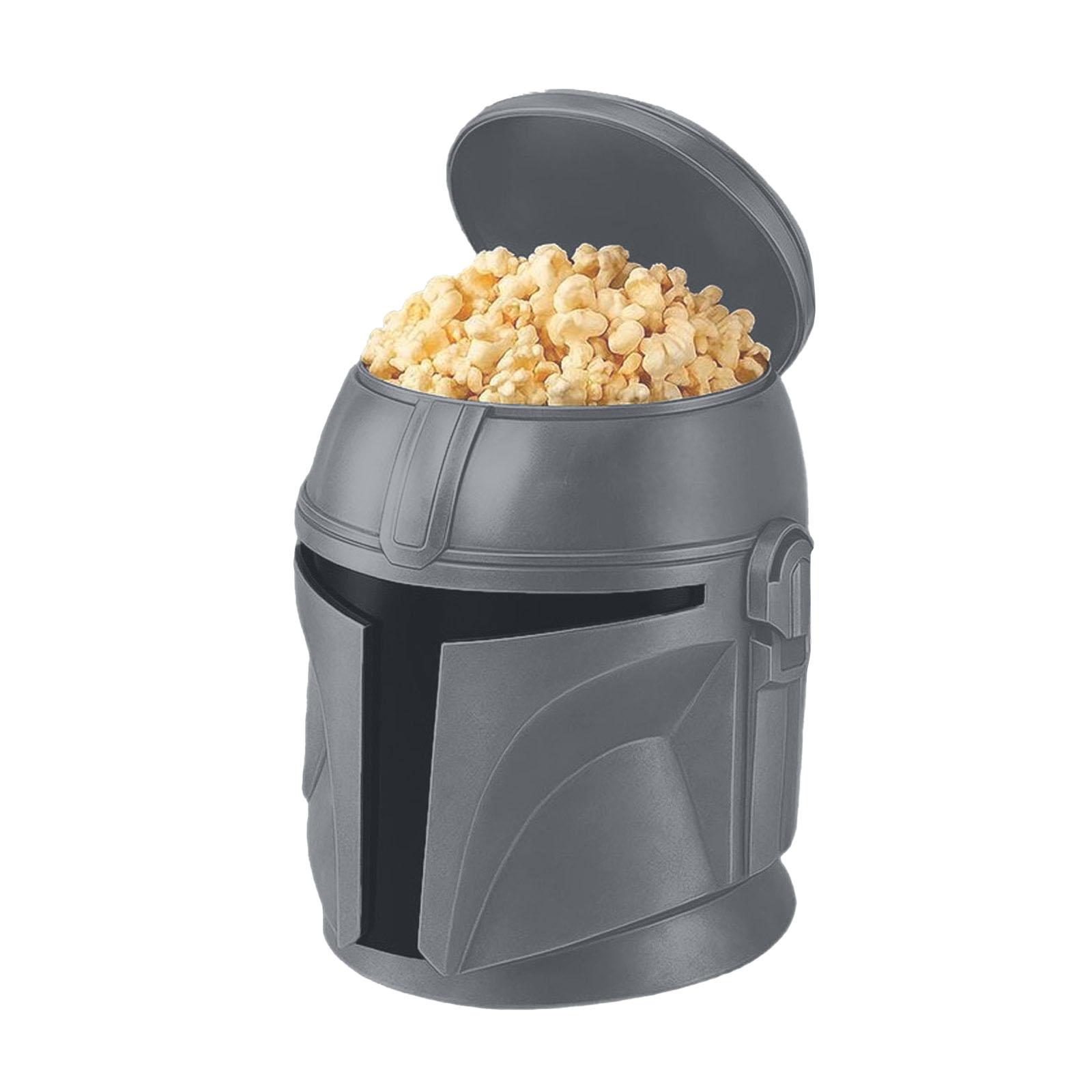 ZuiBaDuDu Verzamelbare Popcorn Emmer Container in de Vorm van een Helm met Afneembaar Deksel Duurzaam Plastic Materiaal voor Bioscoop en Thuisgebruik