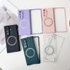 For Samsung Galaxy Z Fold7 5G Case Compatible with MagSafe Hinge Protection Hard PC Phone Cover