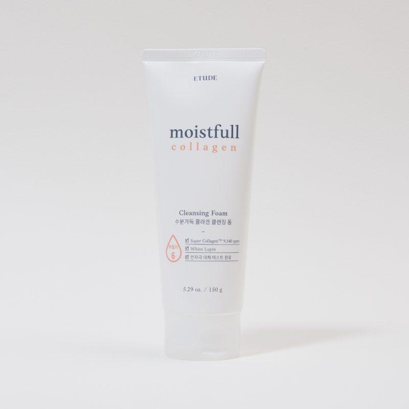 ETUDE HOUSE Moistfull Collagen Cleansing Foam 5.1 Fl. Oz. (150ml) -