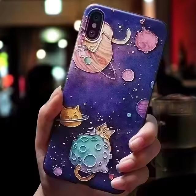 For Oneplus 8 Pro / 9 Pro / 10 Pro Case 3D Flower Relief Silicone Emboss Covers for Oneplus 10 Pro Case Protective Soft Cartoon
