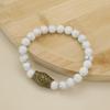 Simple Style Stone Bracelet Men Viking 8mm Lava Obsidian Beads Yoga Meditation Healing Braslet Pulseria Hombre Retro Accessories