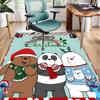 Nightly Friends bears Adventure Office Rug Chair Mat, Game Carpet, Suitable for Front Door, Bedroom, Living Room, Desk, Holiday Gift