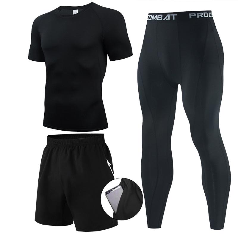 Men's Quick-Dry Summer Running Suit: Sportswear, Basketball Uniform, Shorts, Tights