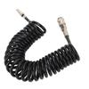 Multiple Size Air Compressor Coil Hose Steel + PU Coiled Air Extension Hose Coiled Air Hose  Garage