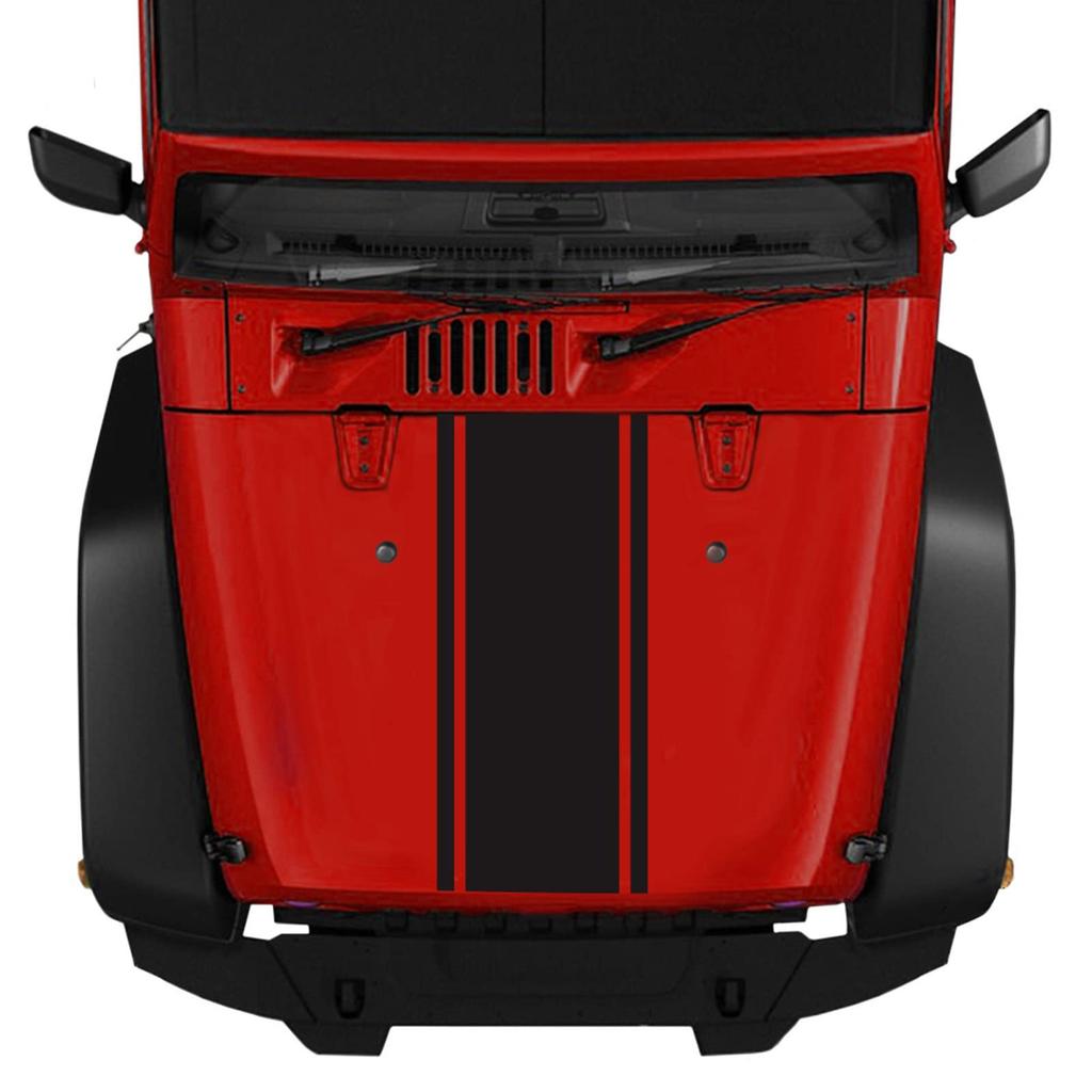 Xtahdge Car Hood Stripe Sticker Universal Auto Racing Stripe Body Side Vinyl Correction Stripe Decal Decoration