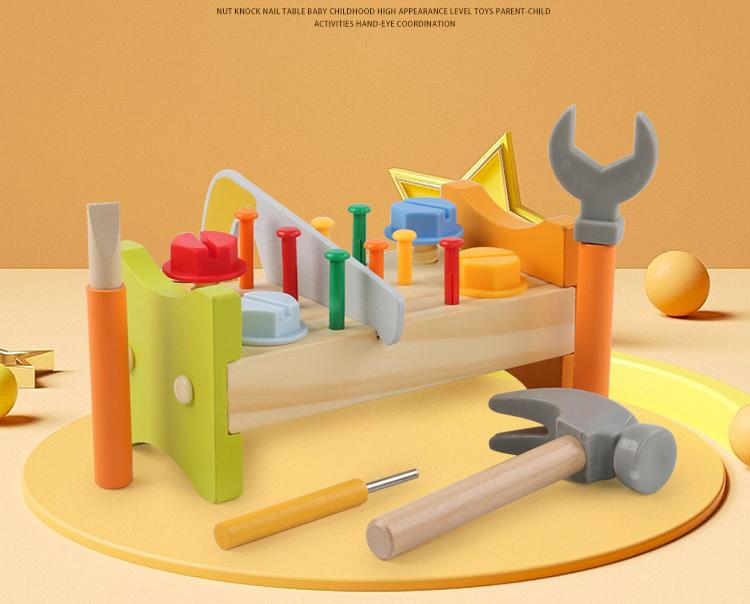Kids Tool Bench Workshop Workbench Construction Toys For Kids Educational Preschool Learning Montessori Toys Learning Sensory To