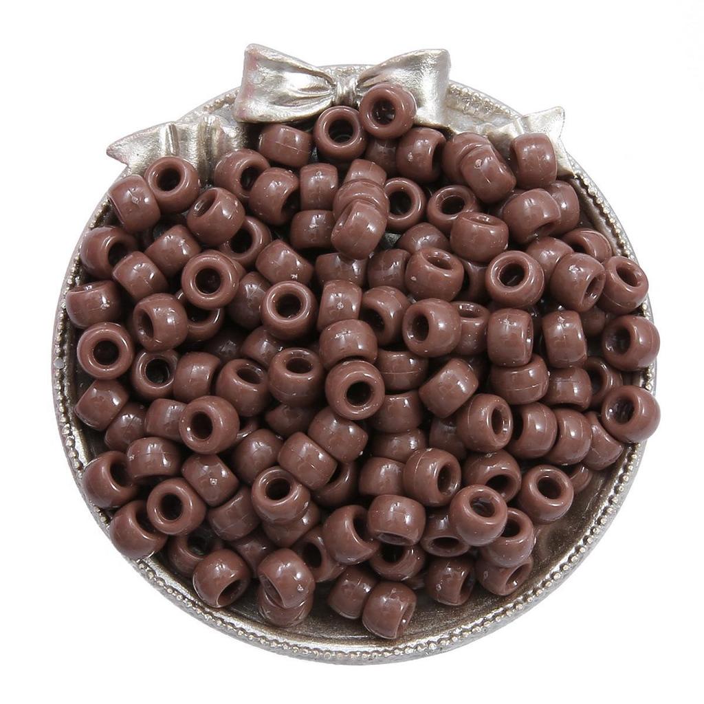 Acrylic Large Hole Barrel Beads 9x6mm for DIY Bracelet Jewelry Making