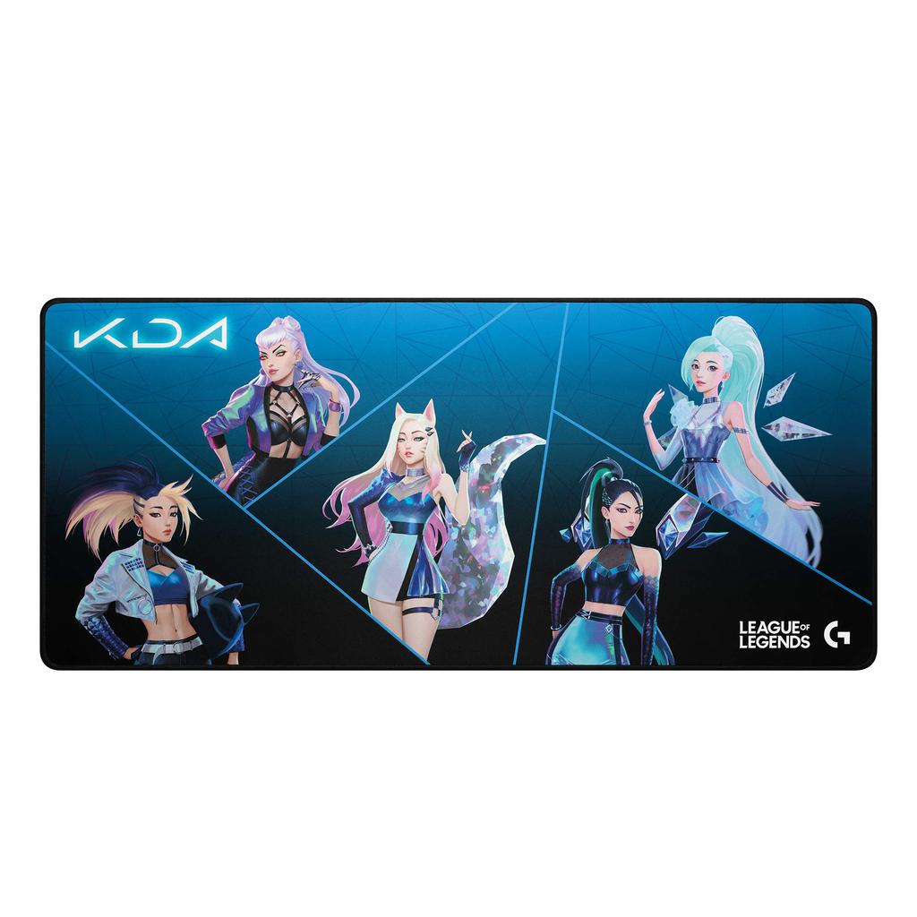 Logitech G G840 LoL Gaming Mouse Pad Super Large XL Size Cross 3mm Thin Stable Rubber Material League of Legends Official Game Gear 1 Year Free