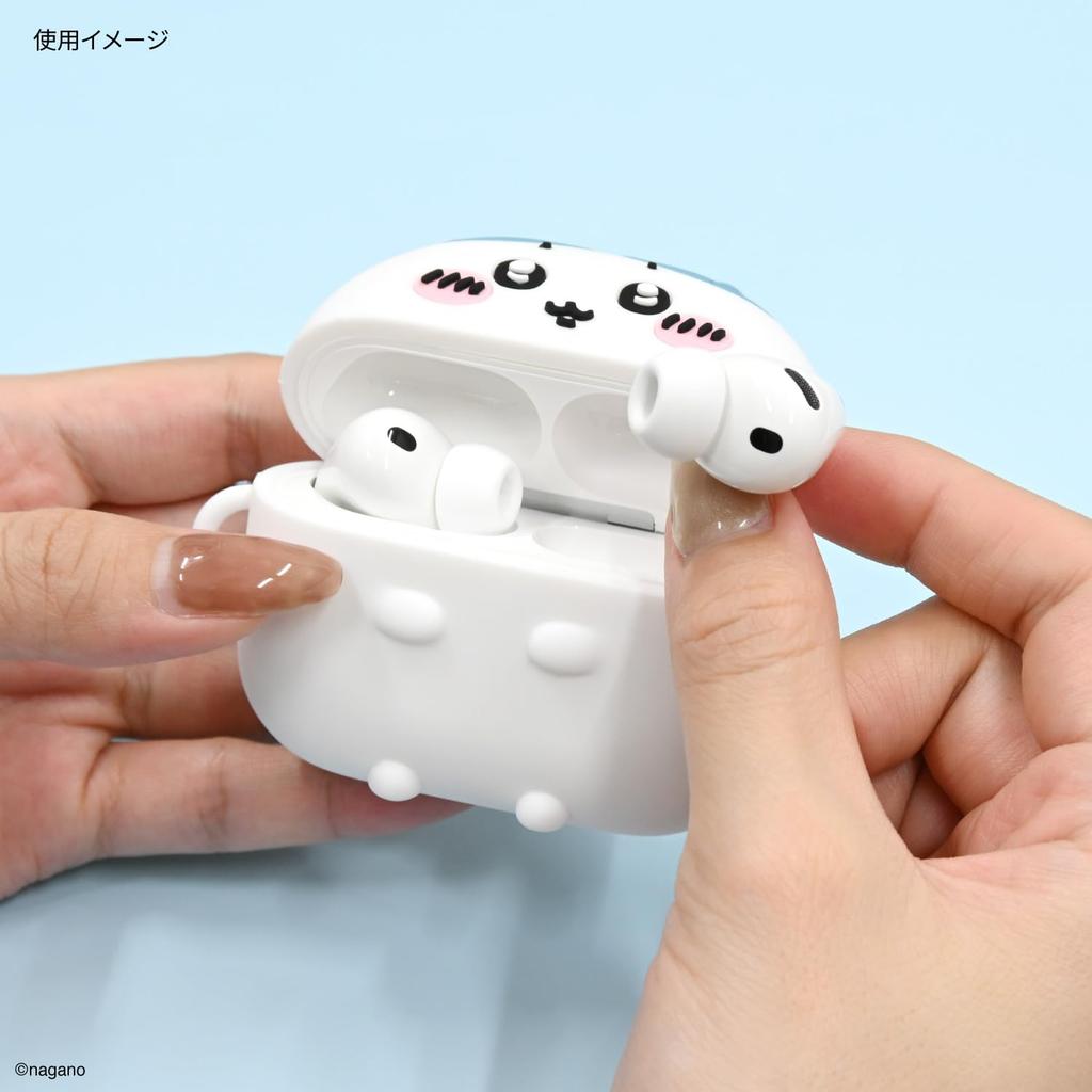 Gourmandise Chiikawa AirPods Pro 3 Compatible Silicone Calico Cat Case, Design, CK-113B
