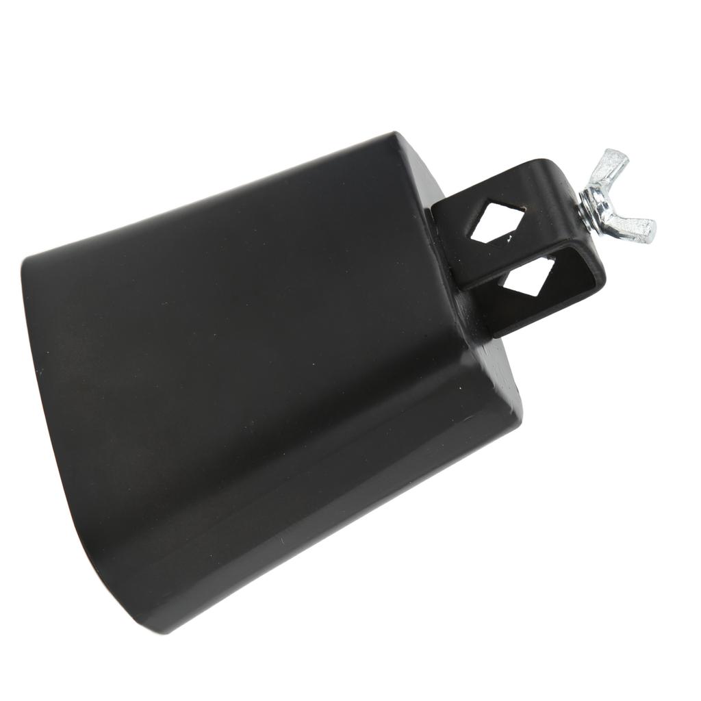 Metal Cow Bell Noise Maker Hand Percussion Instrument Cowbell with Stick for Drum Set4 Inch   10.2cm