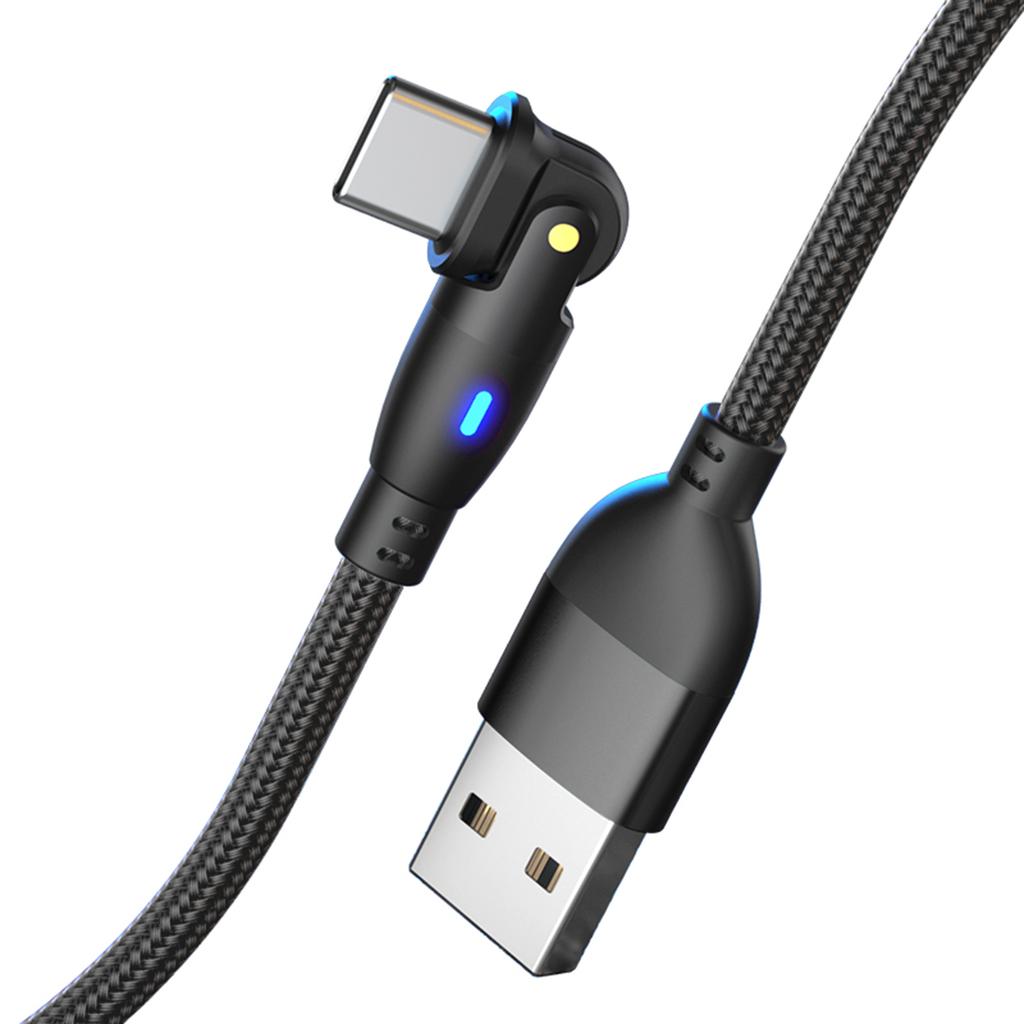 Flexible USB A To C Cable USB To USB C Cable for PC Phone Laptops 3A Charging Cable for Seamlessly Game Experience
