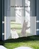 Punch-Free Retractable Pet Barrier: Dog & Cat Isolation Fence