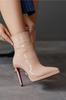 Women's Fashion Style Special Design Short Platform Heeled Boots