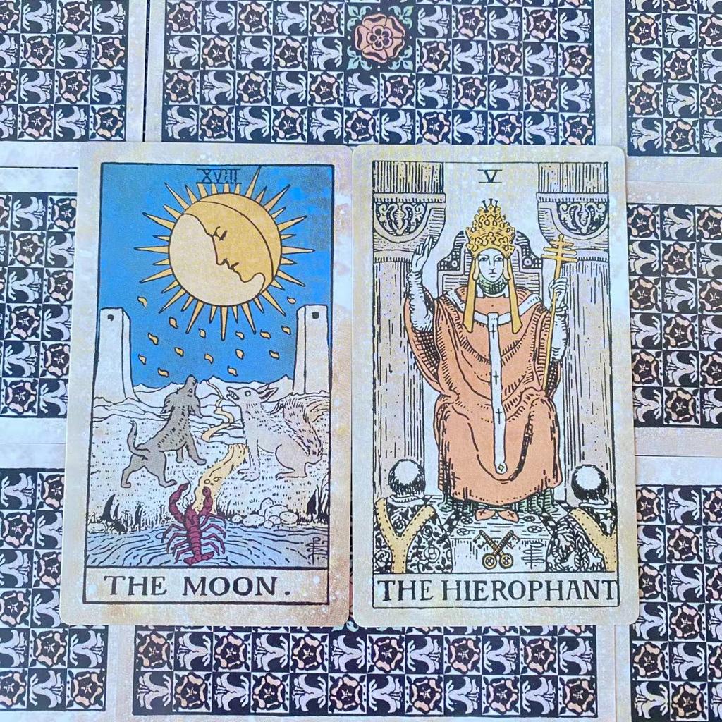 12x7 Cm Vintage Tarot Deck Card Games