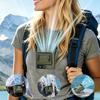 Portable Mini Waist Fan Outdoor Hanging Neck Fan 4000mAh USB Rechargeable Portable Waist Clip Small Fan Mini Outdoor Camping Fan