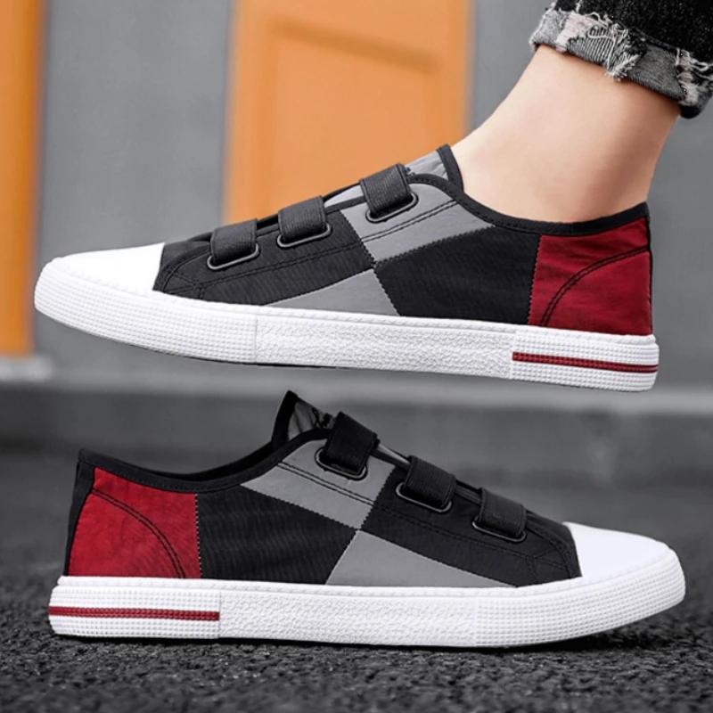 Fashion Men's Casual Shoes Soft Wear to Work Non Slip Round Toe Sneakers Walking Adults Size 44 In Promotion Vulcanize Elegant Male Shoe
