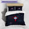 Set Biancheria da Letto 3 Pezzi Stampato Celta Vigo FC Copripiumino Traspirante con Federe Biancheria da Letto Decorativa per Camera da Letto Casa