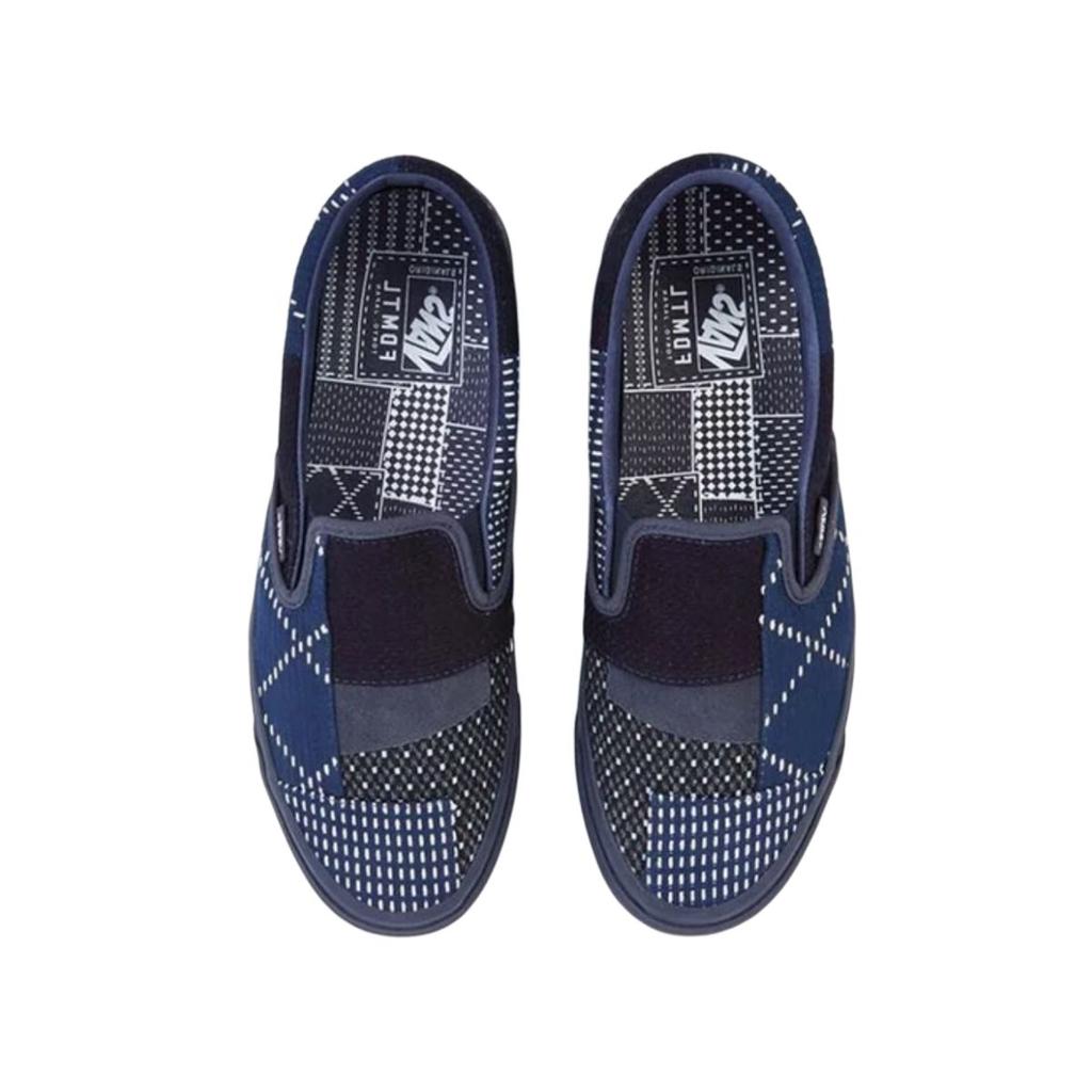 FDMTL x Vans Slip-On Parisian Night Men Sneakers Blue Parisian-Night Navy-Denim VN0A32QNSJB