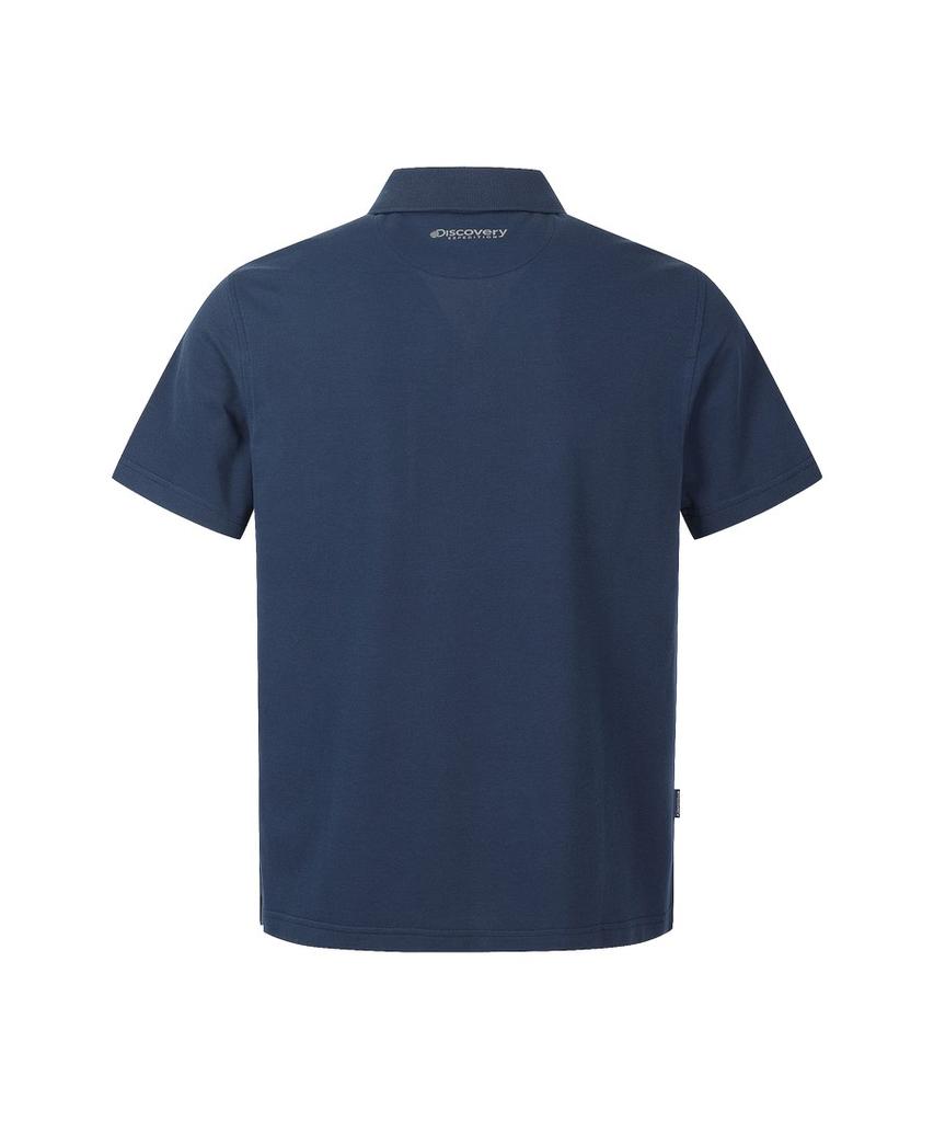 DISCOVERY EXPEDITION Men'S Freshvent Ted Pocket Polo Shirt (D/Navy)