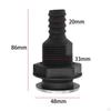 thru Hull Fitting Boat Plumbing Fittings Bilge Vent Hardware Easily Install Universal