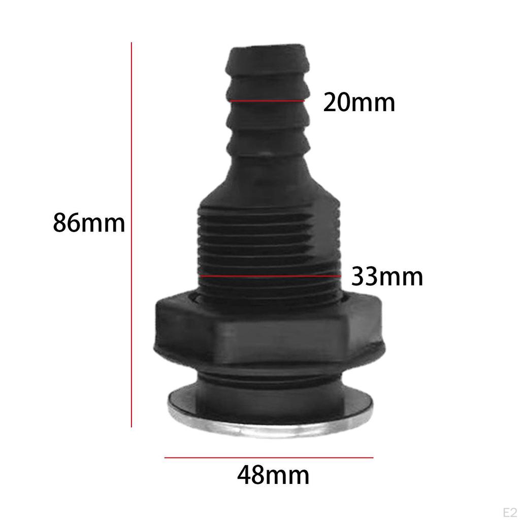 thru Hull Fitting Boat Plumbing Fittings Bilge Vent Hardware Easily Install Universal