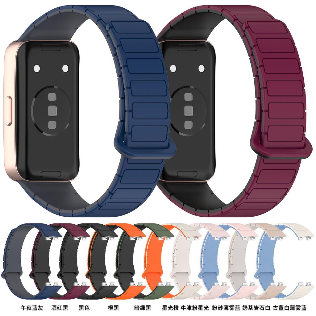 Magnetic Strap For Huawei Band 10 Strap Smart Watch Bracelet Watch Band For Huawei Band10 9 8 NFC Case Strap Accessories