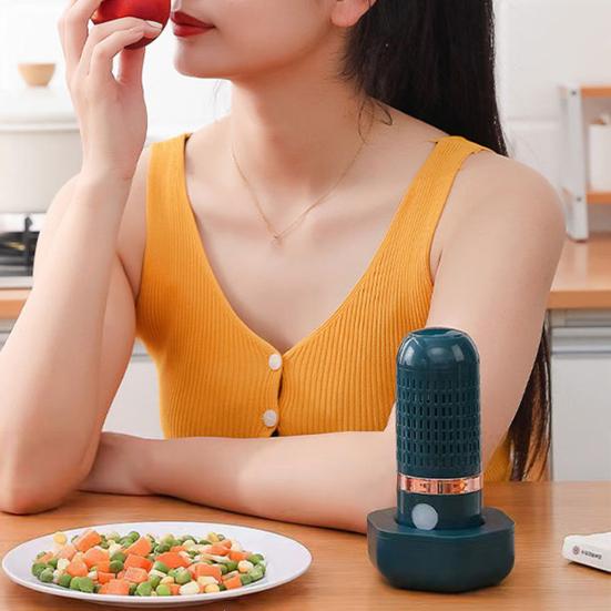 Fruit And Vegetable Cleaner Portable Wireless Capsule Food Purifier for Produce Waterproof 10-Min Detox Machine for Home Travel