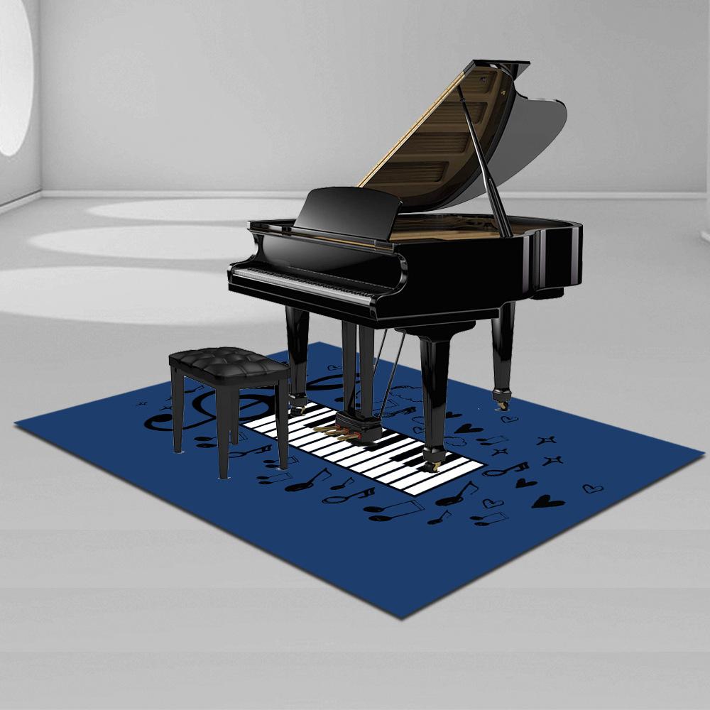 

Square Piano Carpet Giveaway Floor Mat Musical Instrument Promotional Item Qin Shop Gift Company Quick Manufacturing 160*160cm