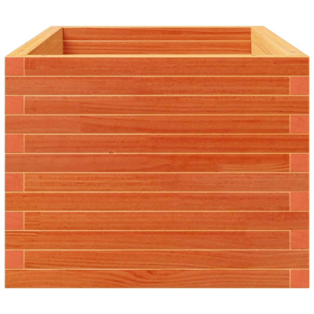 Vidaxl Garden Planter, Waxed Brown, 90X60X49.5 Cm, Pine Wood