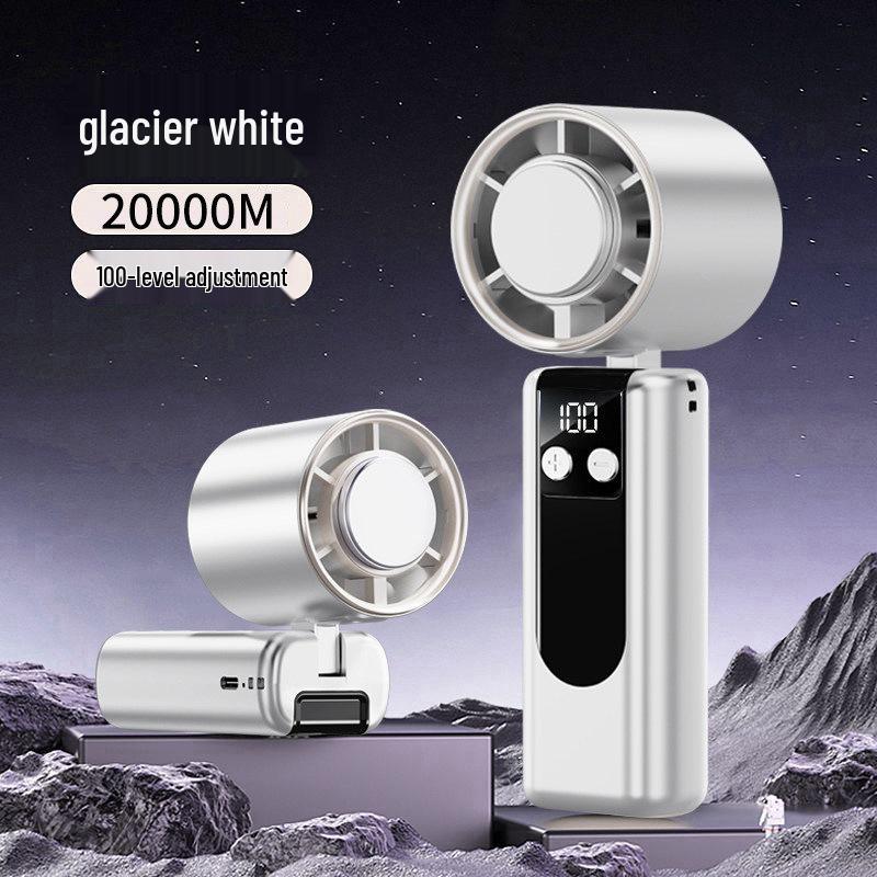 Handheld Mini USB Fan: Silent Turbine with Semiconductor Cooling for Students